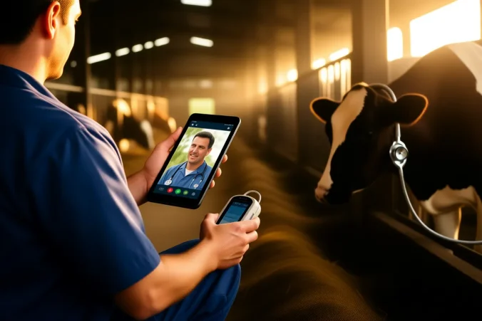 Telemedicine for Farm Animals: Opportunities and Limitations