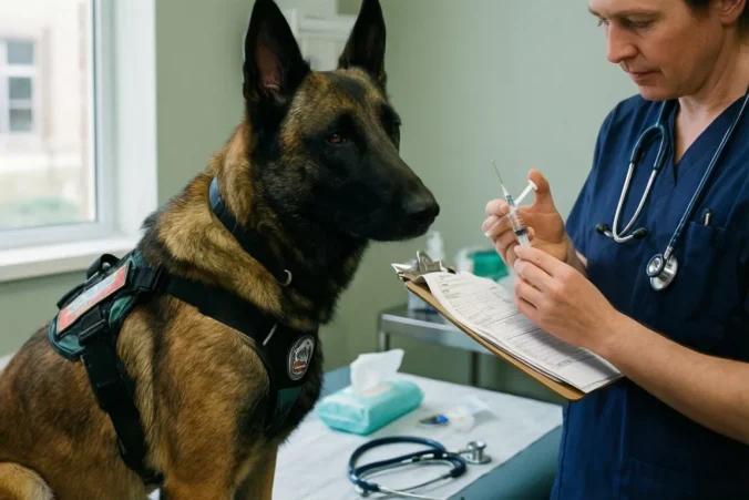 Vaccination Schedules for Working Dogs: Balancing Protection and Risk